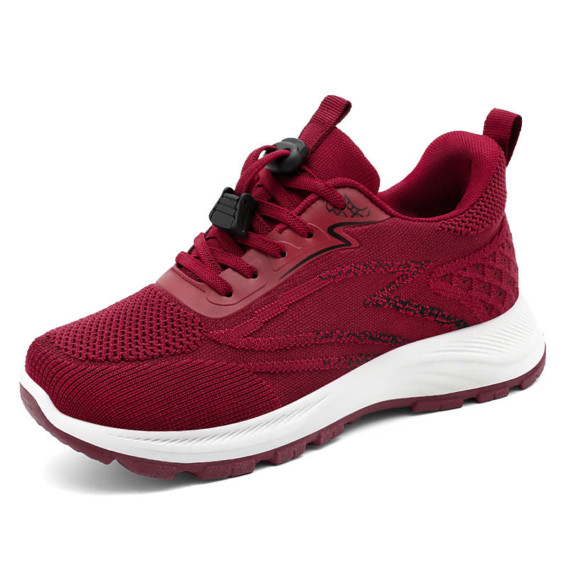 Women’s Breathable Sports Shoes - GD62 Purplish Red / 36 - Shoes