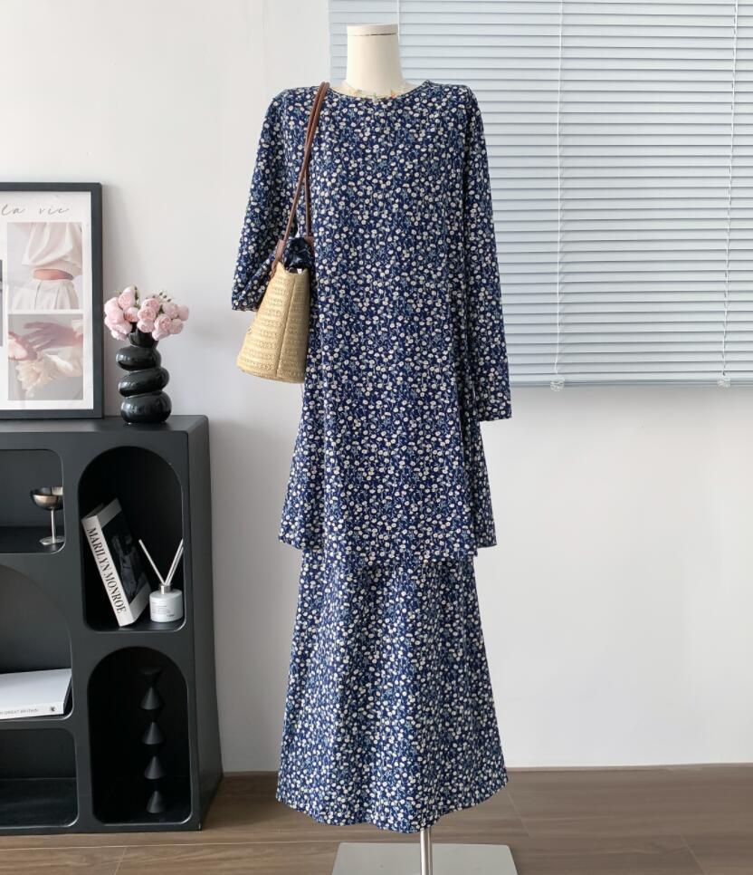 Women’s Casual 2-Pieces Suit Dress - 3 Style / L - 2-pieces set