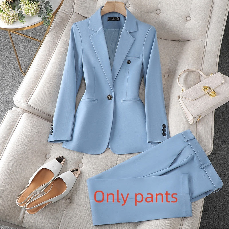 Women’s Classic Office Suits Business Wear Business Suit - Blue pants / 4XL - Business Suit