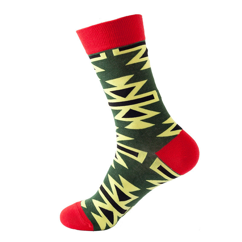 Women’s Colourful Patterned Thick Socks - 130 / Free Size - Women’s socks