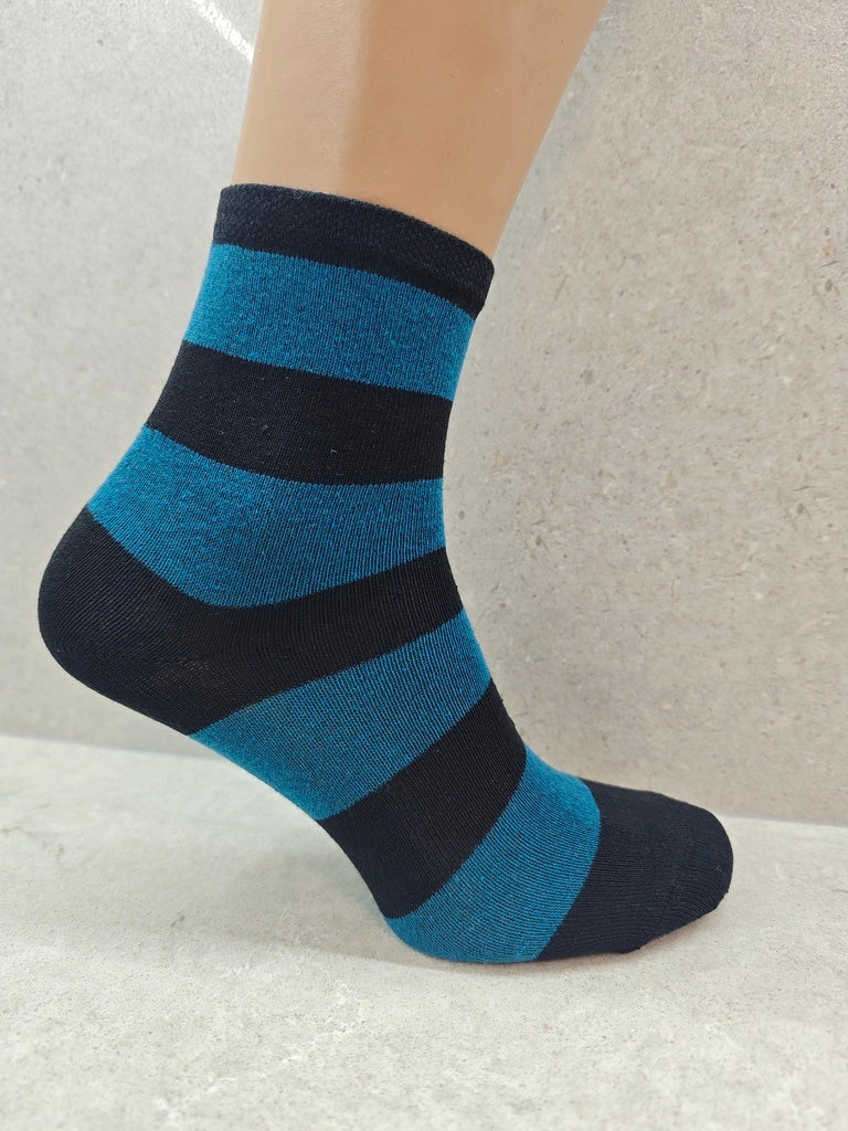 Women’s Colourful Striped Socks Pack Of 6 12 & 24 Pairs