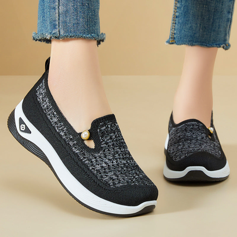 Women’s Lightweight Breathable Shoes - GSK25 Black / 36 - Shoes