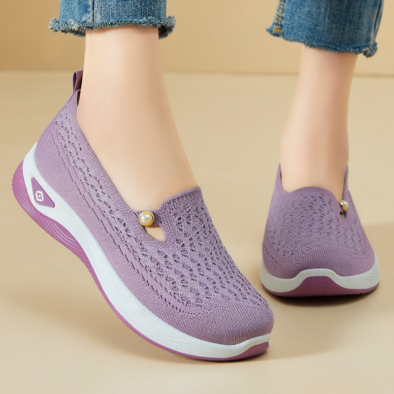 Women’s Lightweight Breathable Shoes - GSK25 Purple / 36 - Shoes