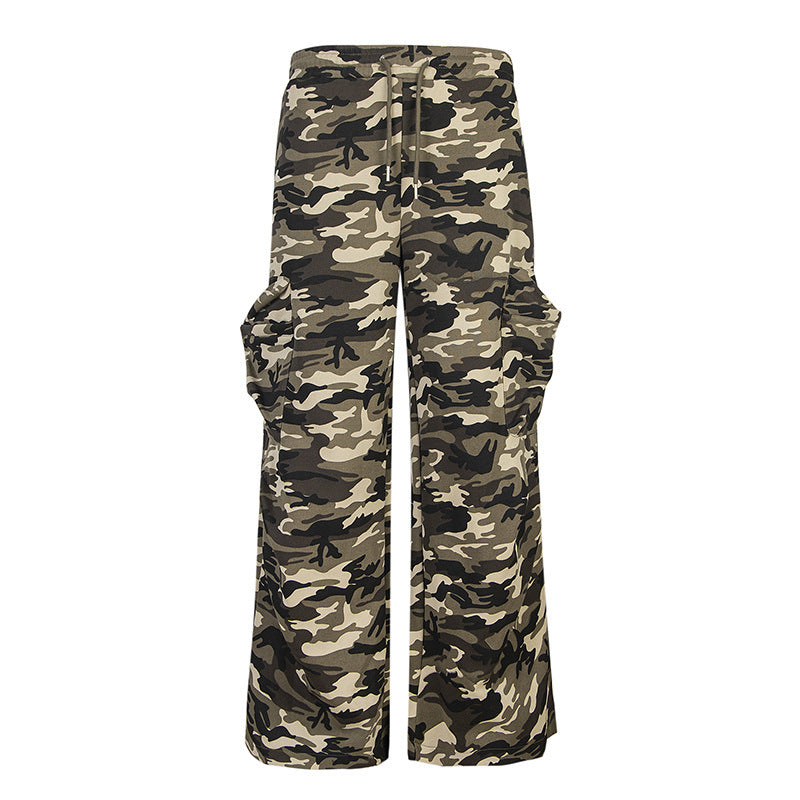 Women’s Loose Camouflage Sports Pants - Women’s Trousers