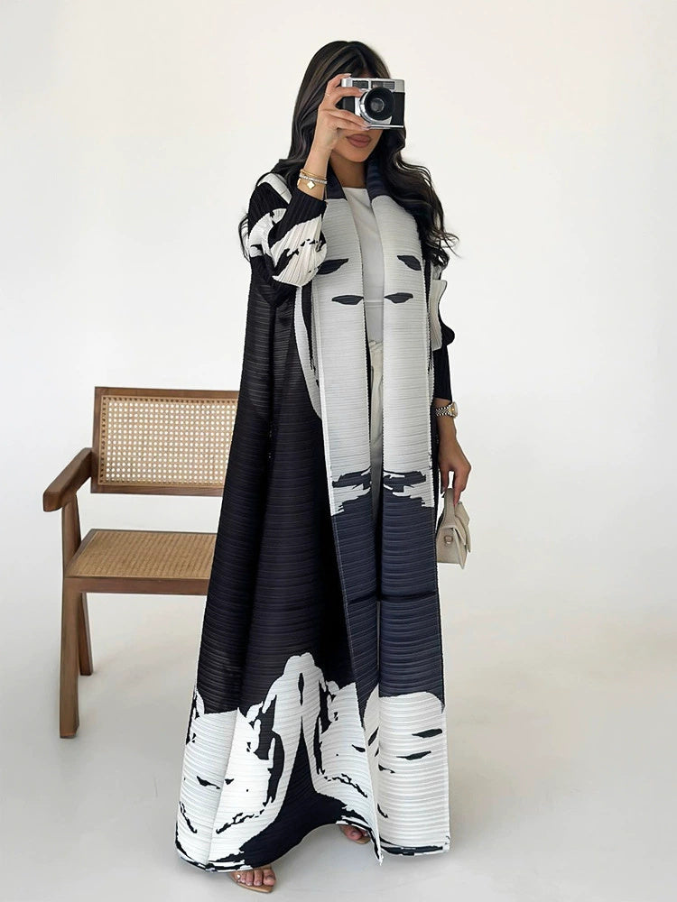 Women’s Luxury Long Cape Abaya Cape Modest Fashion - Figure1 / Average Size - Abaya