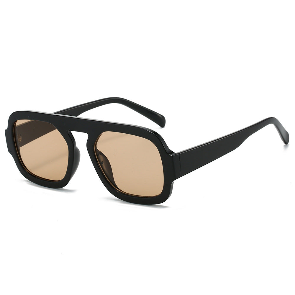 Women’s Pilot Sunglasses - Conventional / Bright Black Frame Light Dried - Sunglass