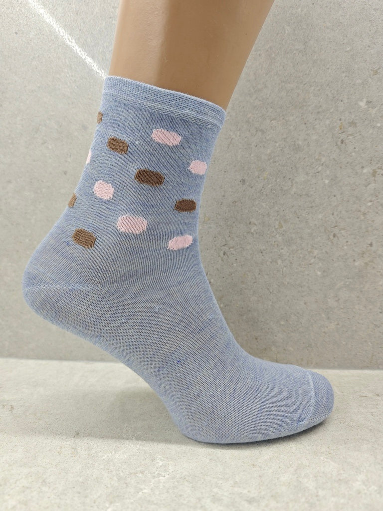 Women’s Socks With Bubble Mix Print Set Of 6 12 & 24 Pairs - Women’s socks