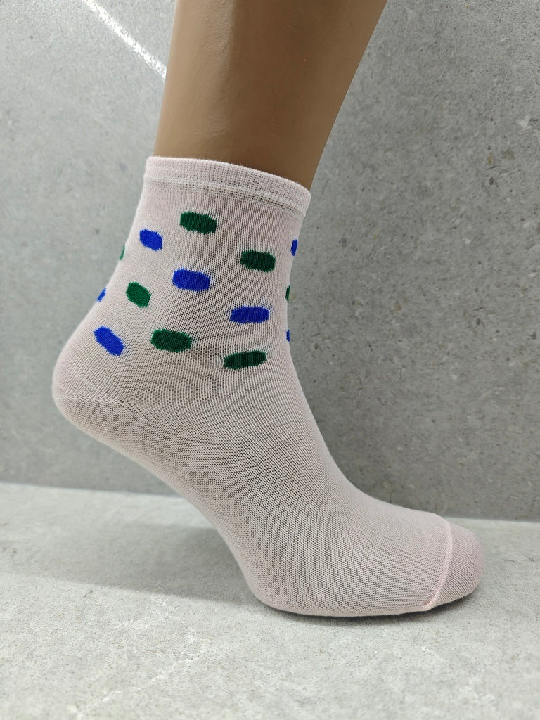 Women’s Socks With Bubble Mix Print Set Of 6 12 & 24 Pairs - Women’s socks