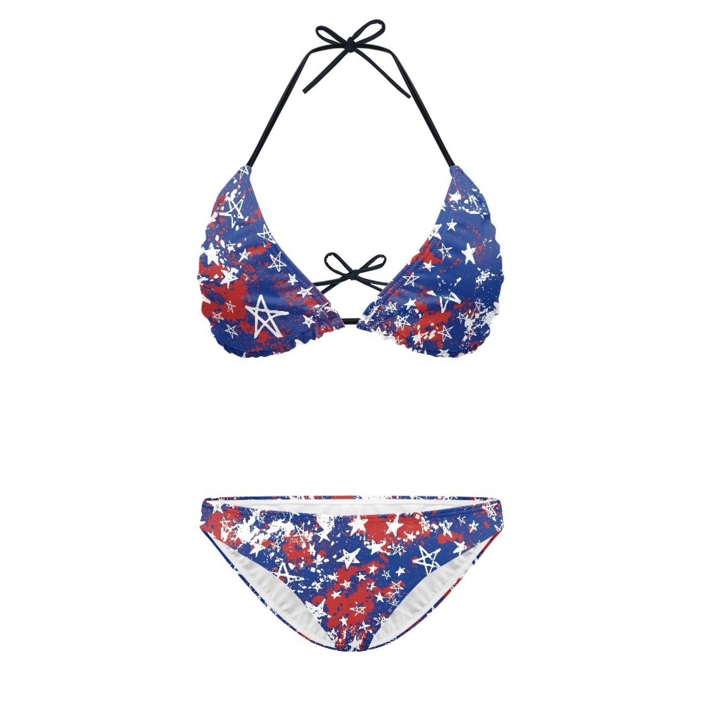 Women’s Split Printed Swimsuit - WED062804AZ231 / 2XL - swimsuit