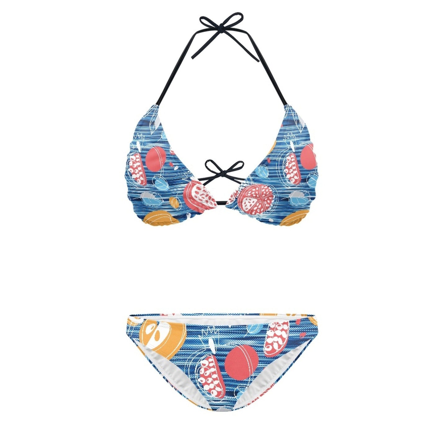 Women’s Split Printed Swimsuit - WED062811AZ231 / 2XL - swimsuit