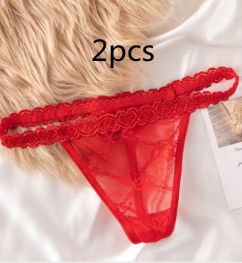 Women’s Transparent Rhinestone Letter Lace Shorts - Red2pcs / 1to5 Gold Letter / One size - Women’s Lace Shorts