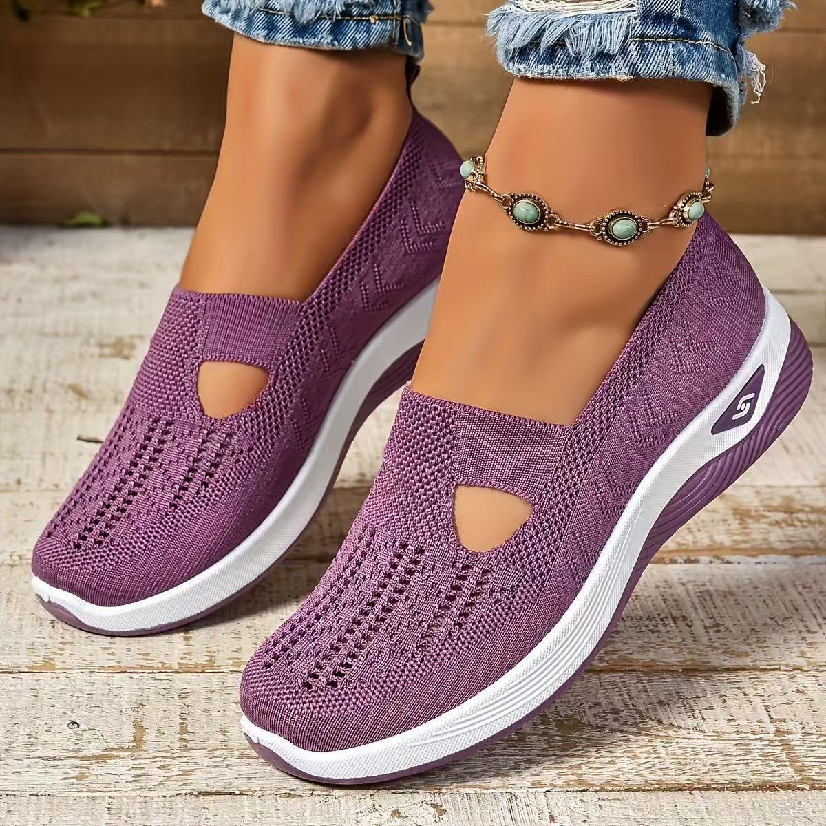 Women’s Walking Shoes Soft Bottom Casual Mesh Shoes - Women’s Shoes
