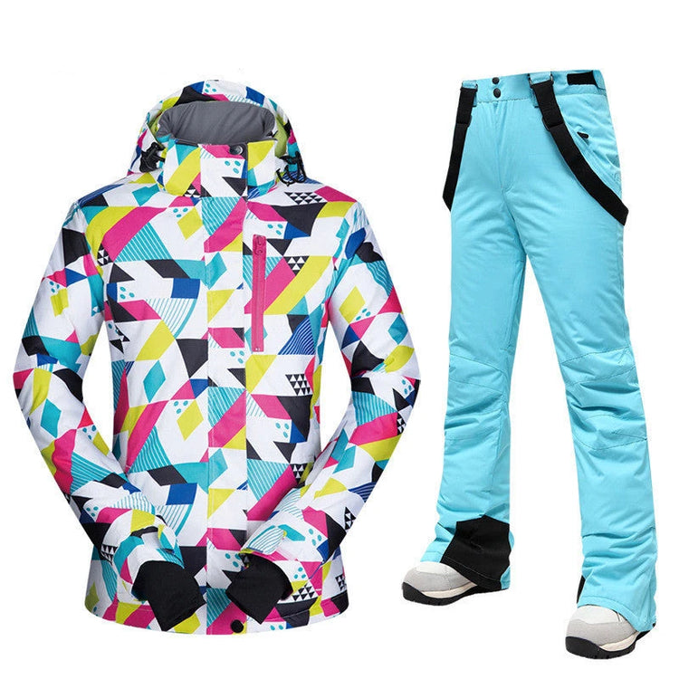 Gym, Outdoor and Sports Outfits, Ladies' Ski Suit, Women's Winter Outdoor Suit, Women's Sports Outfits
