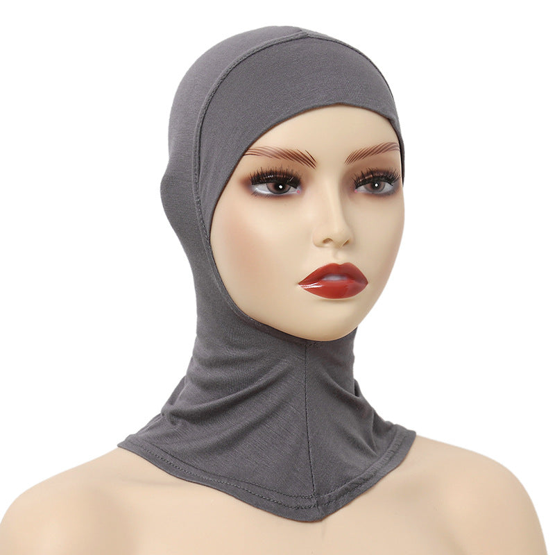 Modal Cotton Elastic Headscarf Cap, Hijab Cap, Sports Hijab