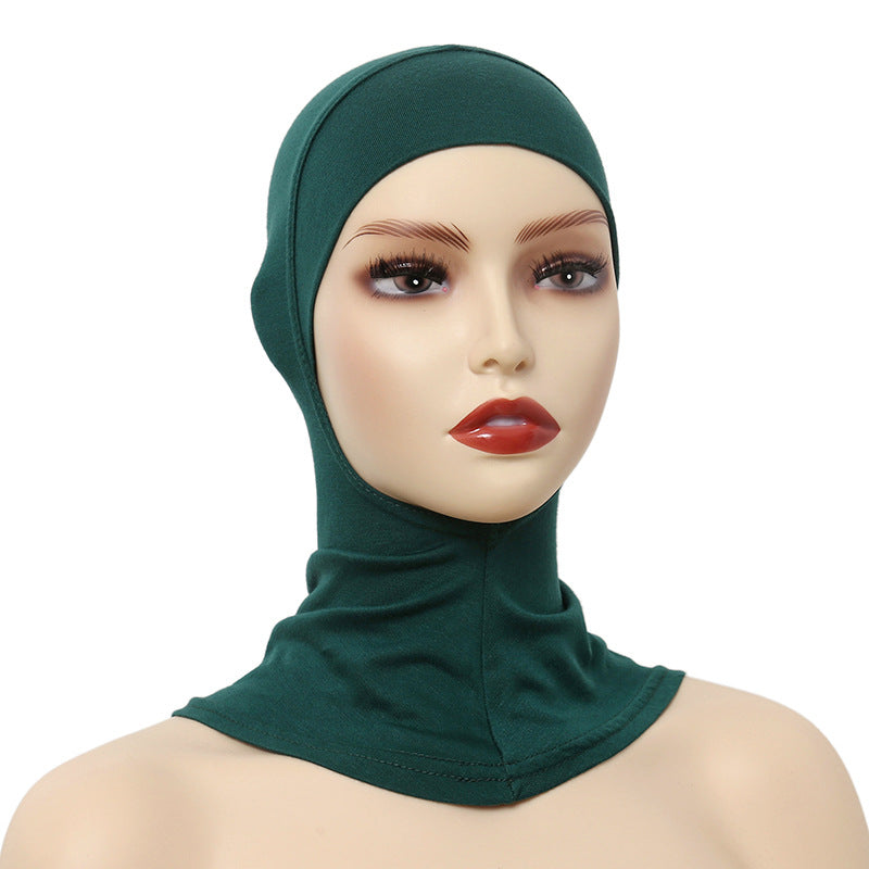 Modal Cotton Elastic Headscarf Cap, Hijab Cap, Sports Hijab