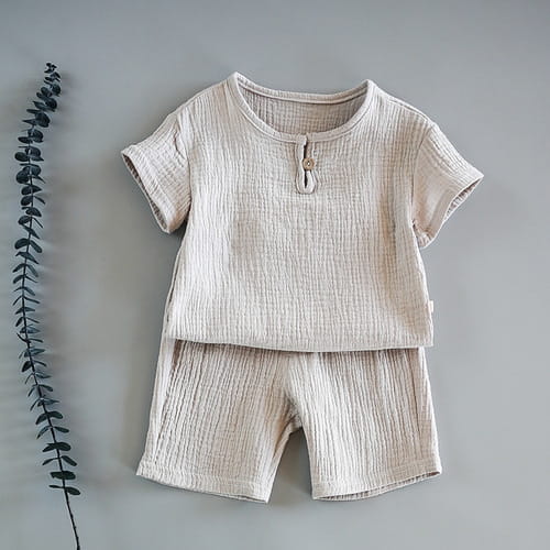 Kids’ 2-Pieces Summer Set Short Sleeve top with Shorts Set for Boys
