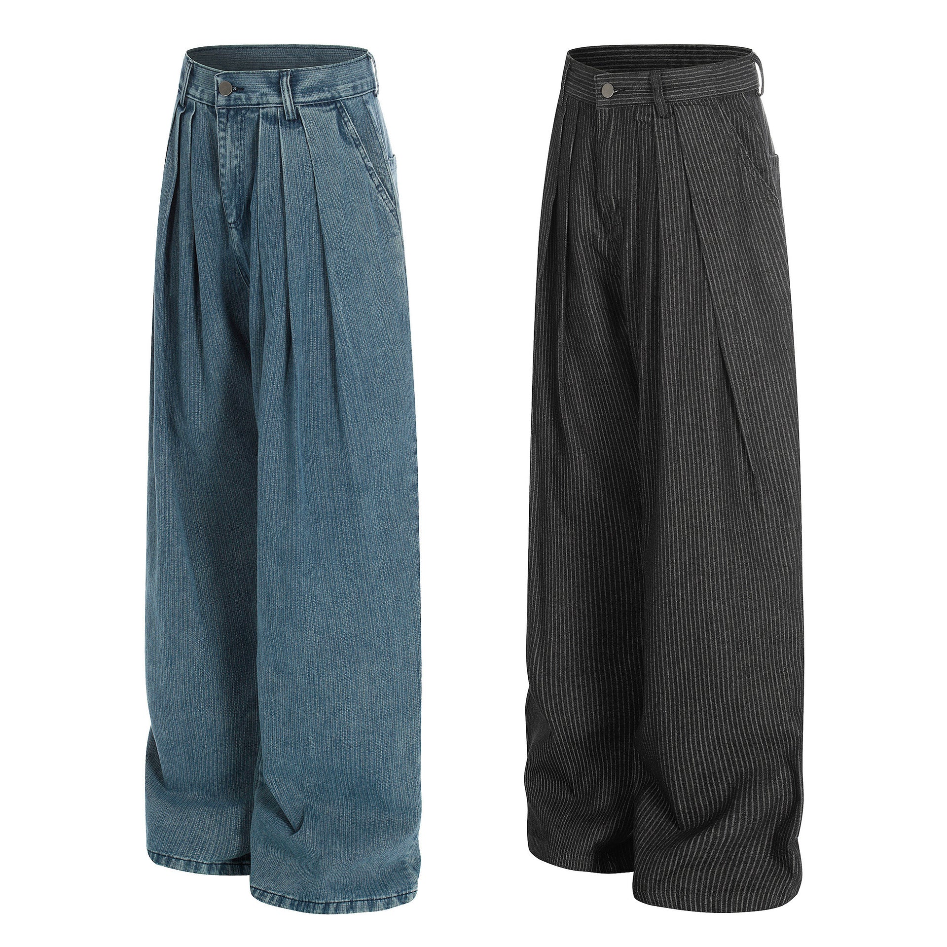 Business Casual Straight-Leg Trousers