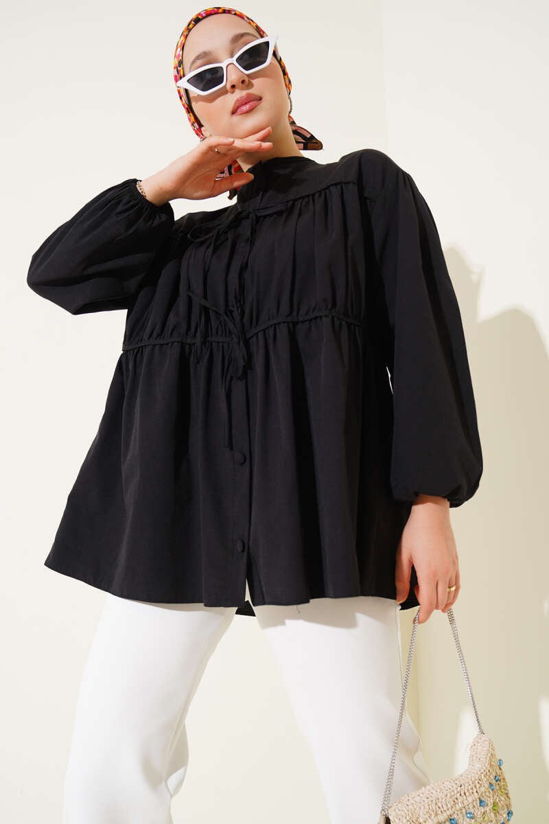 Loose Fitting Summer Blouse Top
