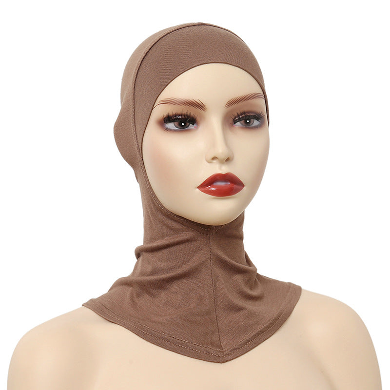 Modal Cotton Elastic Headscarf Cap, Hijab Cap, Sports Hijab