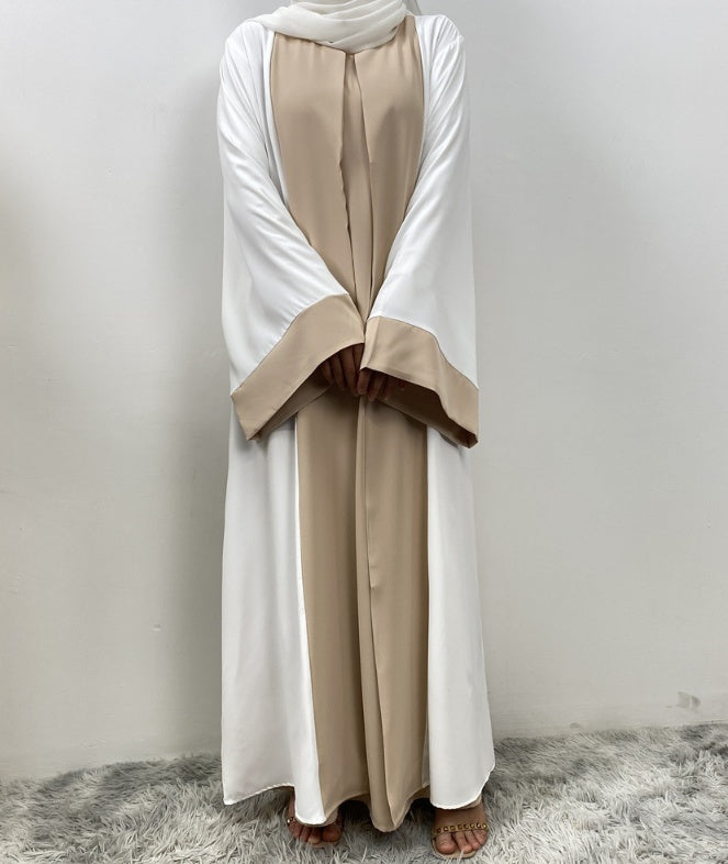 Patchwork Two-Pieces Abaya Set