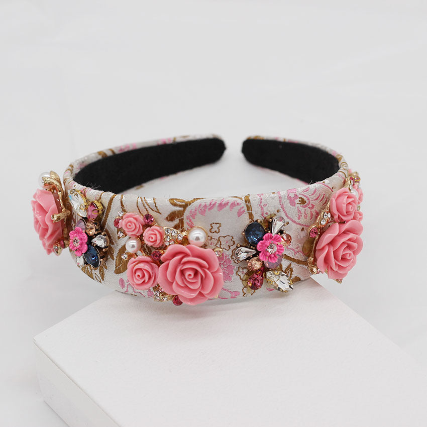 Baroque Crystal Bridal Headband