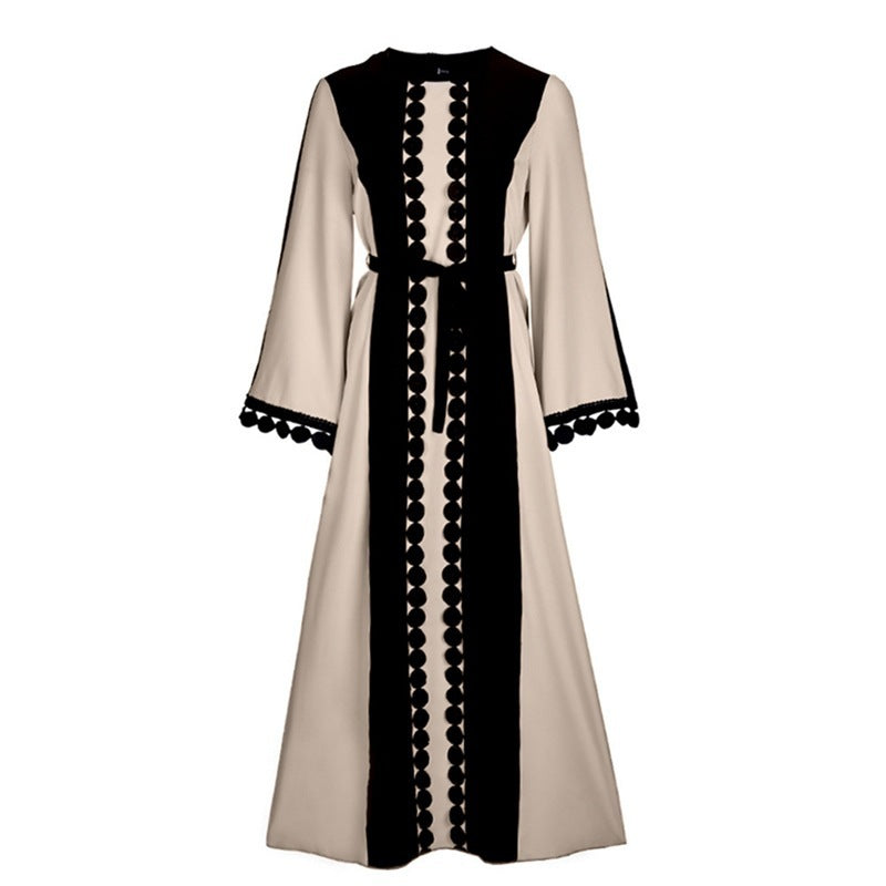 Middle Eastern Patchwork Lace Abaya - neomodest