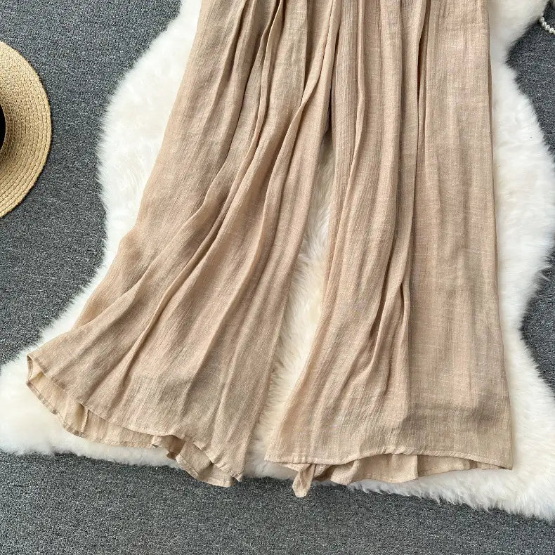 Girls’ Lightweight High Waist Chiffon Pants