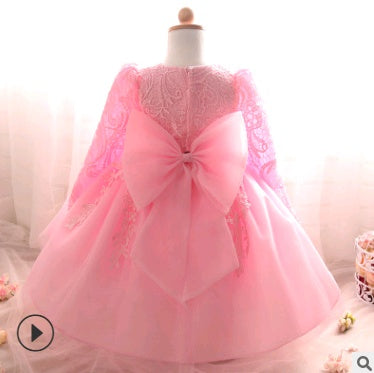 Langärmliges Brautkleid für Kinder