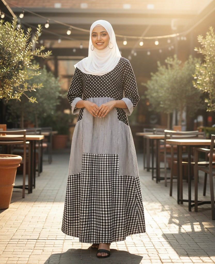 Women’s Bohemian Patchwork Dress