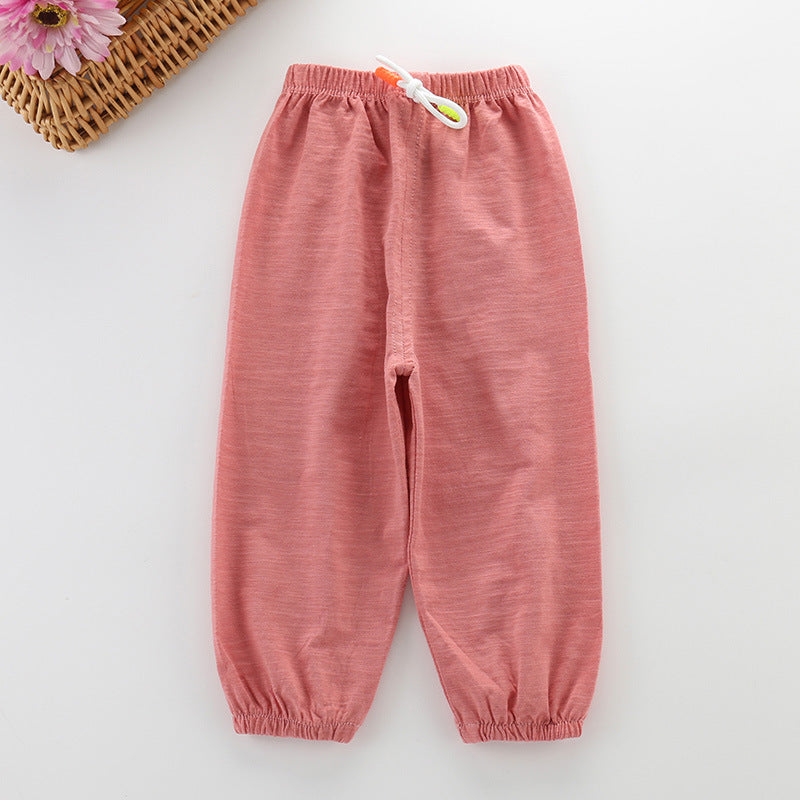 Kids’ Thin Loose Trousers, Unisex Pants