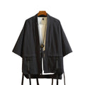 Men’s Chinese Style Loose Kimono Shirt