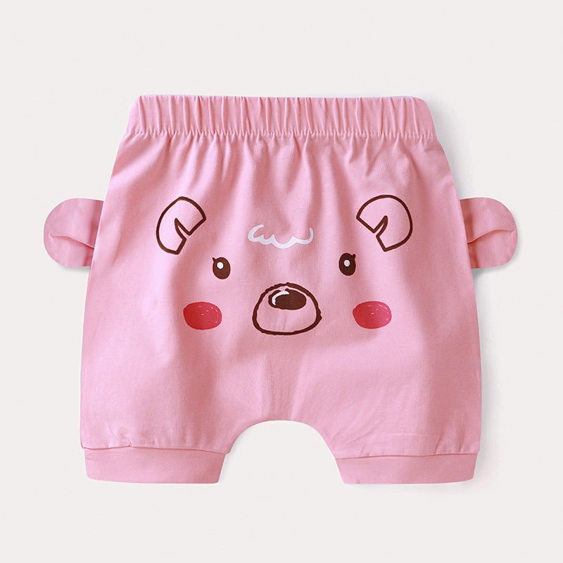 Cotton Cartoon Shorts for Toddlers