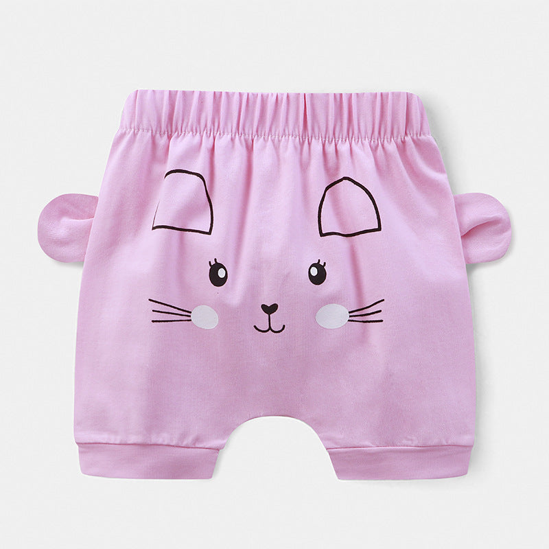 Cotton Cartoon Shorts for Toddlers