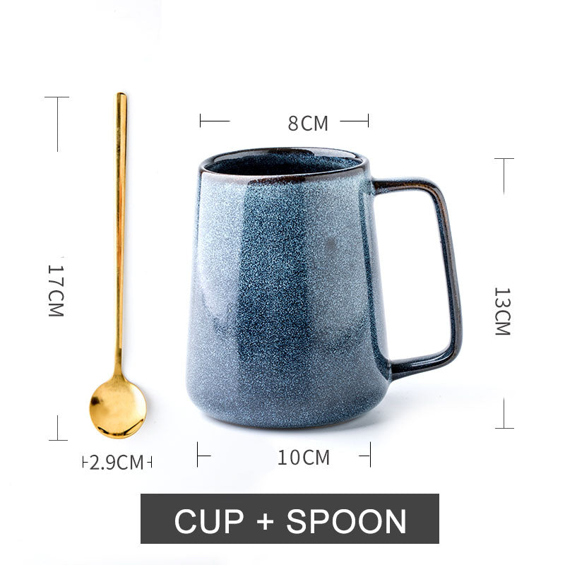 Nordic Ceramic Coffee Mug | Large 550ml Capacity