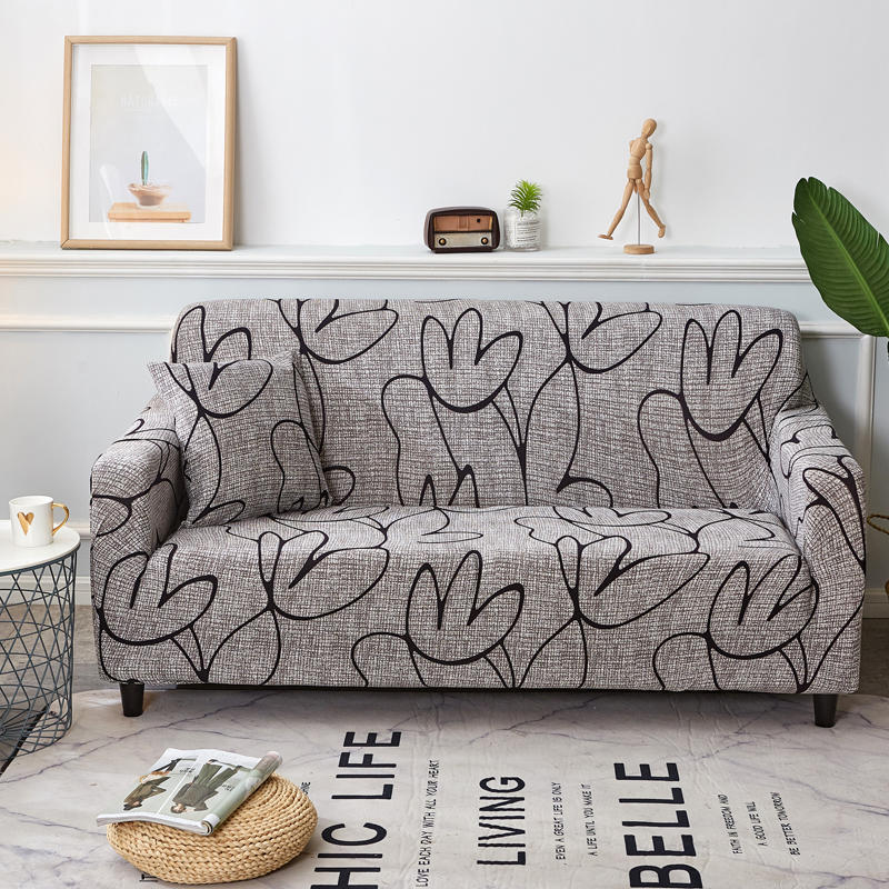 Printed Stretch Non-Slip Sofa Cover