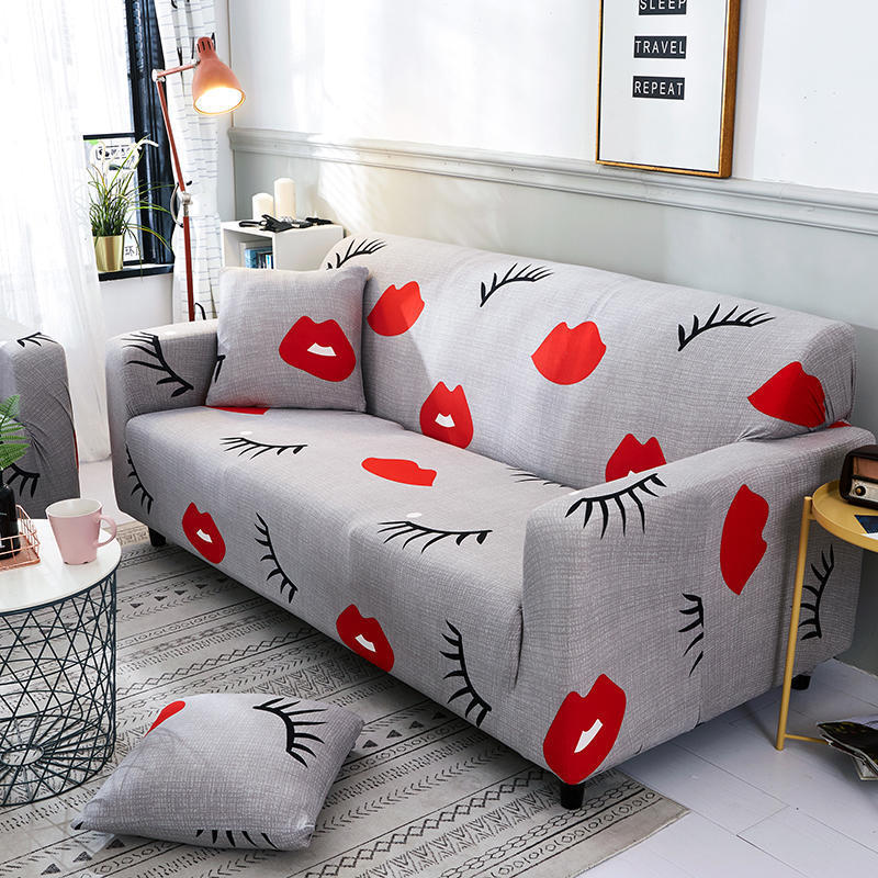 Printed Stretch Non-Slip Sofa Cover