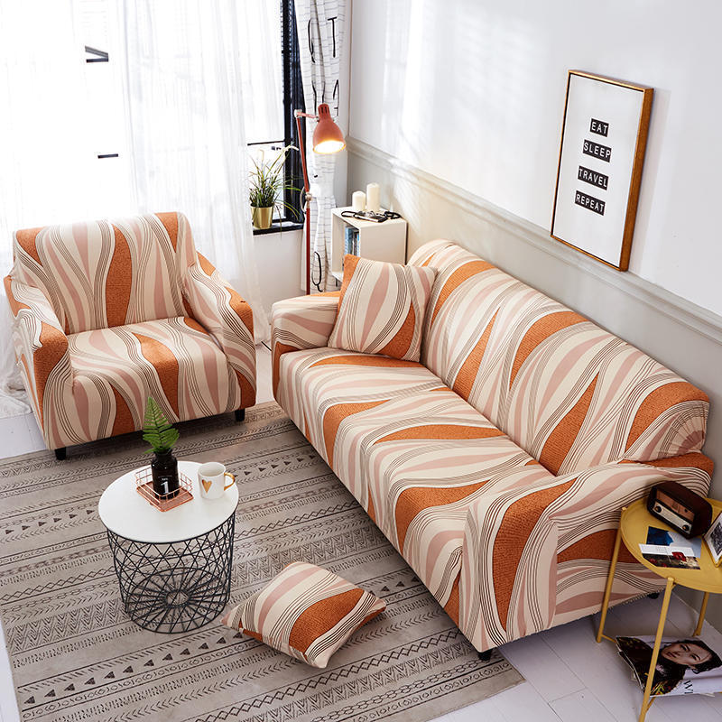 Printed Stretch Non-Slip Sofa Cover