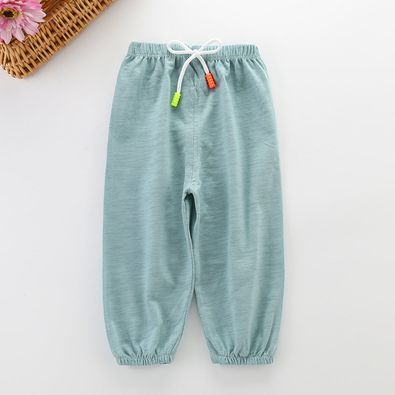 Kids’ Thin Loose Trousers, Unisex Pants