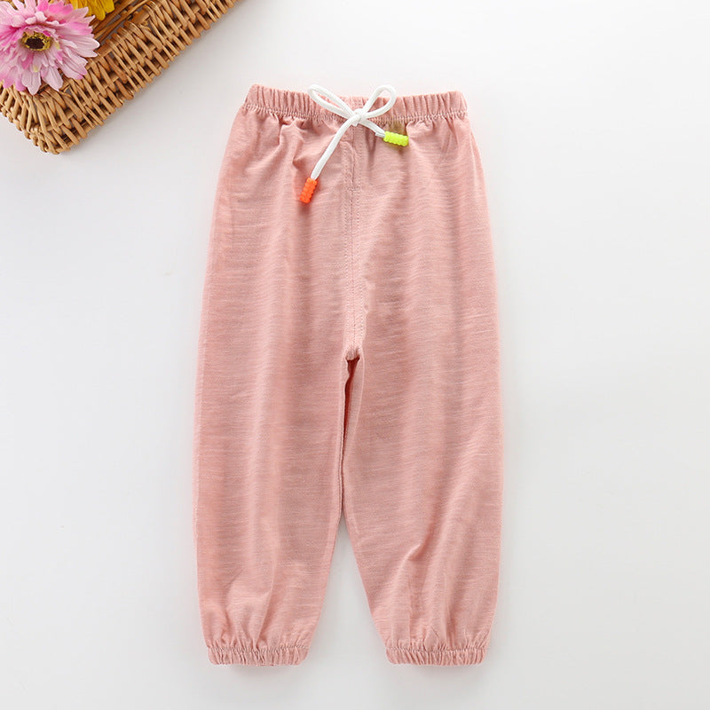 Kids’ Thin Loose Trousers, Unisex Pants