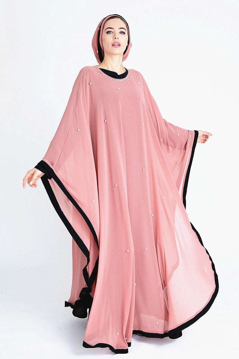 Dubai Dress, Handmade Beaded Robe