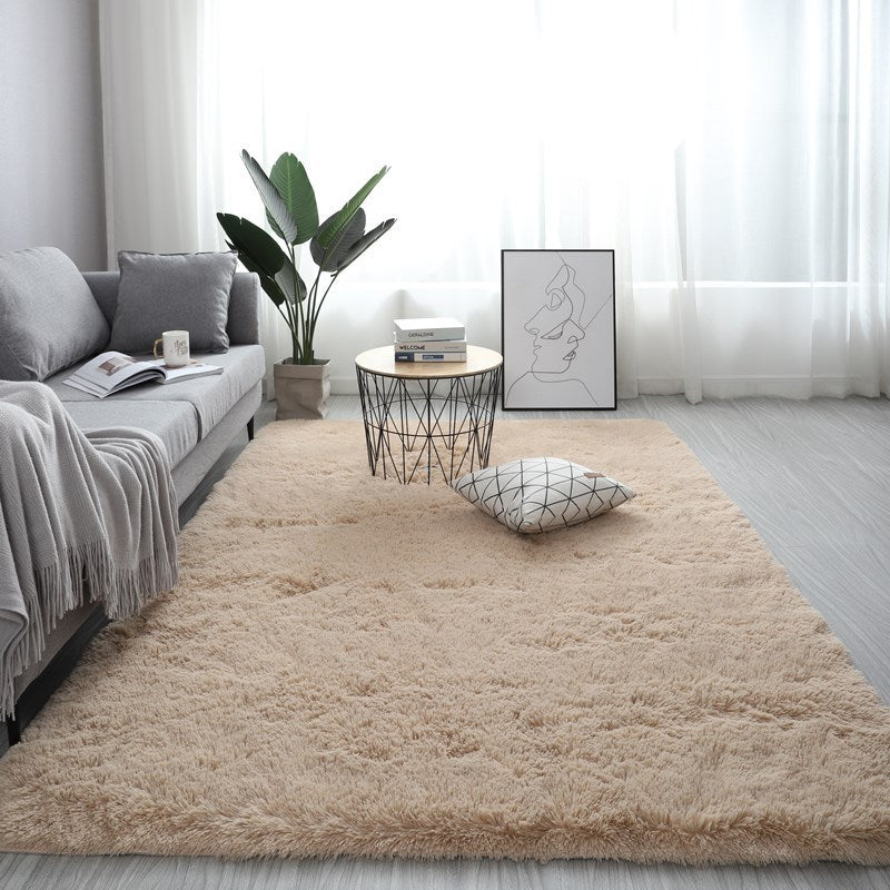 Nordic Fluffy Rugs For Living Room, Large Size Plush Anti-slip Soft Carpet