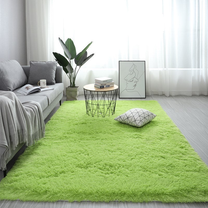 Nordic Fluffy Rugs For Living Room, Large Size Plush Anti-slip Soft Carpet