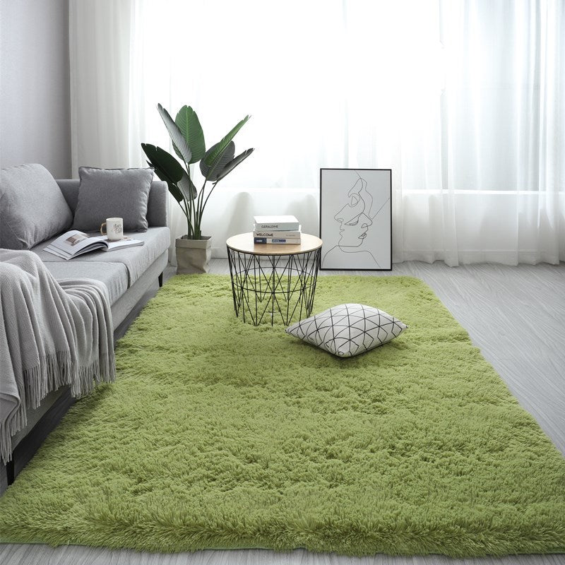 Nordic Fluffy Rugs For Living Room, Large Size Plush Anti-slip Soft Carpet