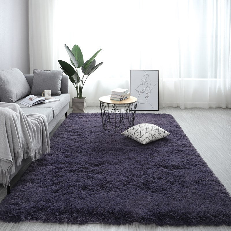 Nordic Fluffy Rugs For Living Room, Large Size Plush Anti-slip Soft Carpet
