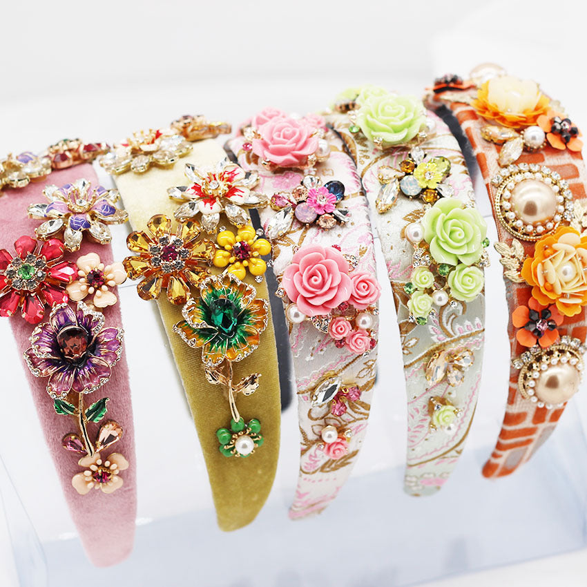 Baroque Crystal Bridal Headband