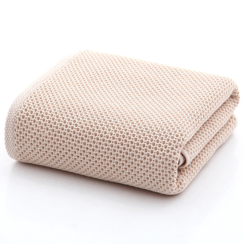 Honeycomb Weave Cotton Luxury Bath Towel