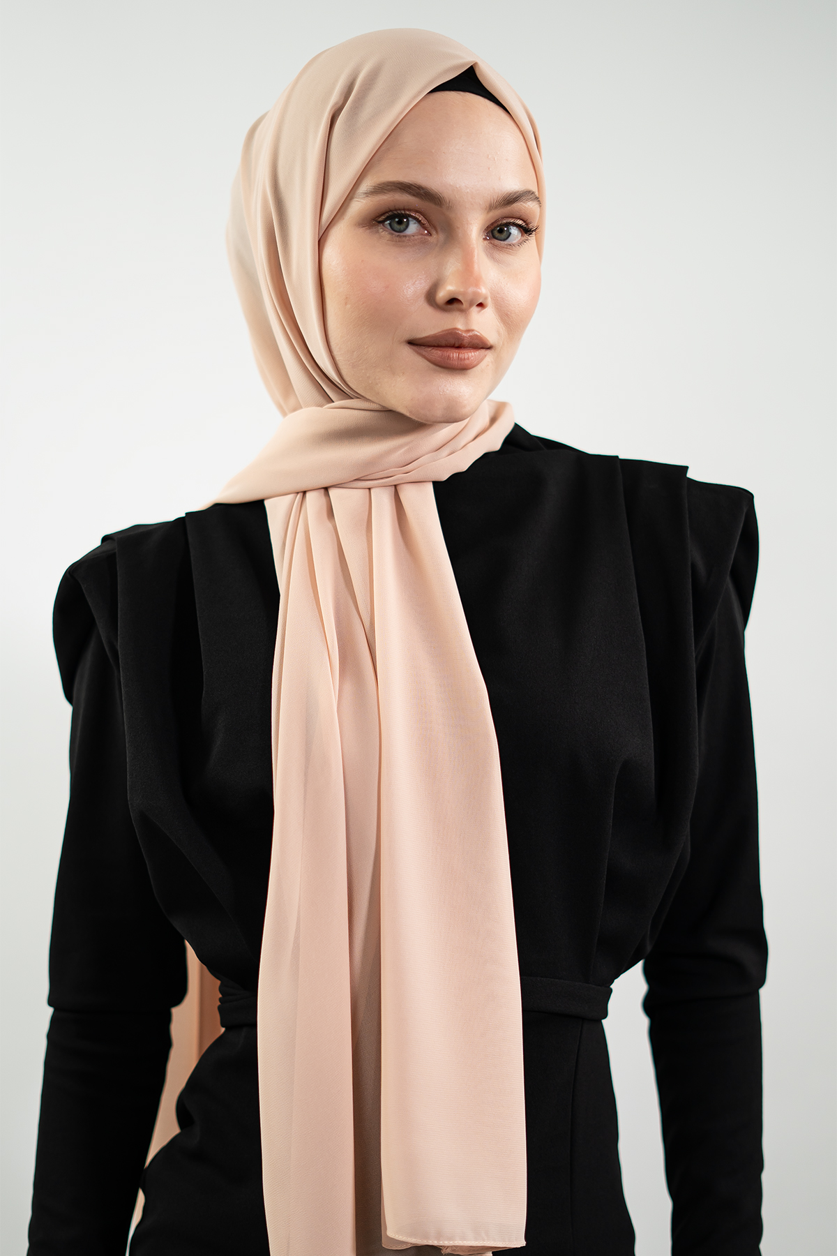 Chiffon Beige Hijab| NEOMODEST
