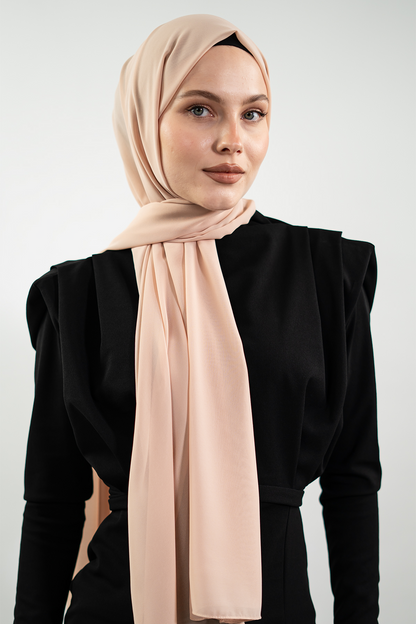 Chiffon Beige Hijab| NEOMODEST