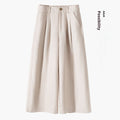 Women’s Straight-leg Cotton And Linen Wide-leg Pants