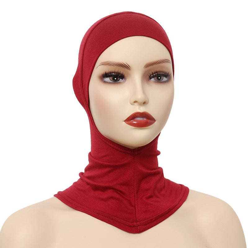 Modal Cotton Elastic Headscarf Cap, Hijab Cap, Sports Hijab